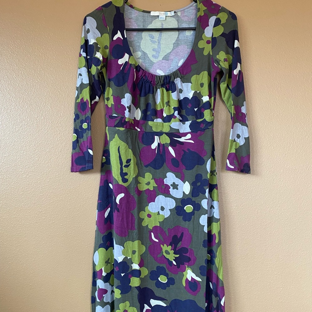 Boden Womens dress, floral print, size US4/UK8, good used condition